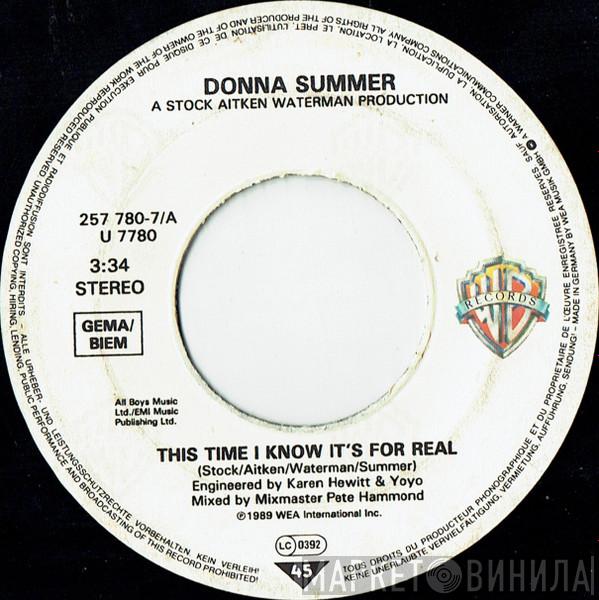  Donna Summer  - This Time I Know It's For Real