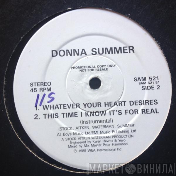 Donna Summer - This Time I Know It's For Real