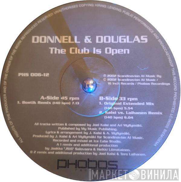 Donnell & Douglas - The Club Is Open