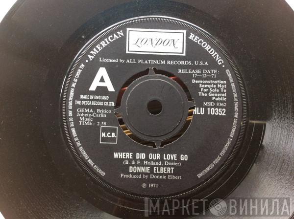 Donnie Elbert - Where Did Our Love Go