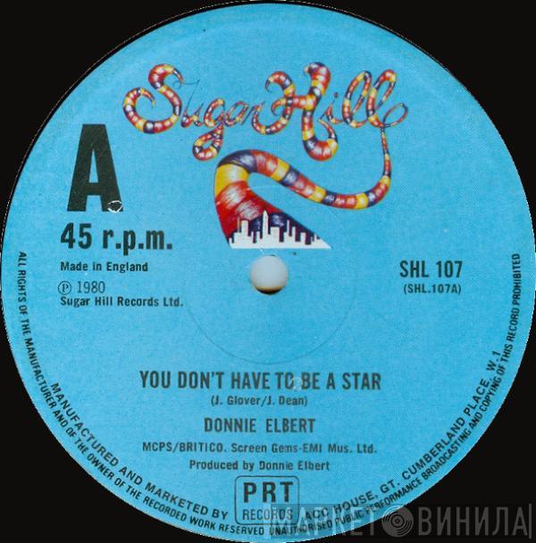 Donnie Elbert - You Don't Have To Be A Star