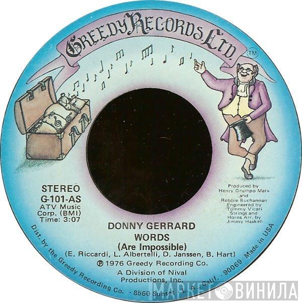 Donny Gerrard - Words (Are Impossible)