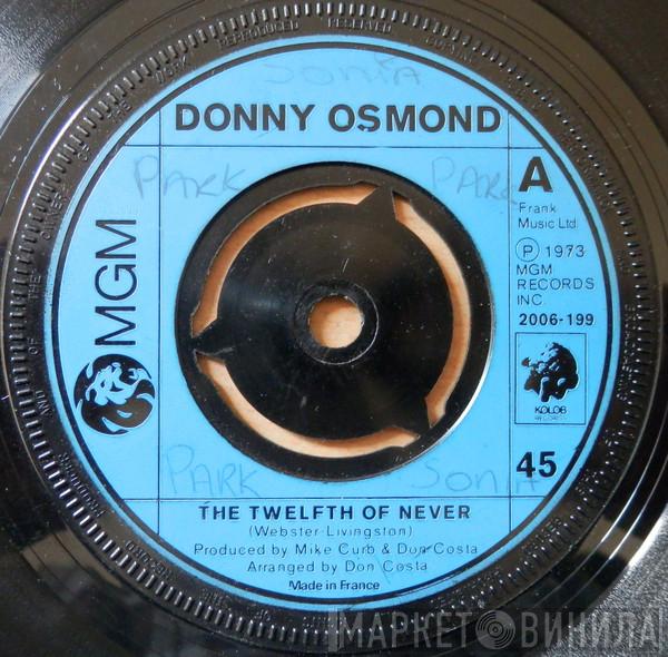 Donny Osmond - The Twelfth Of Never