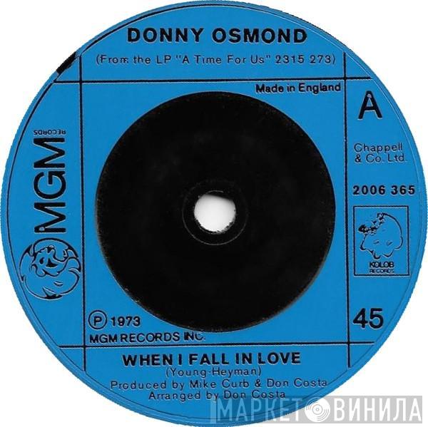 Donny Osmond - When I Fall In Love