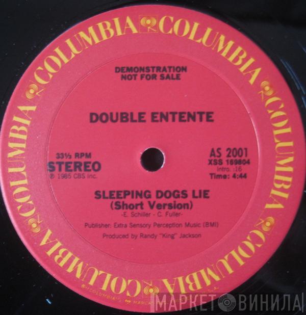 Double Entente - Sleeping Dogs Lie