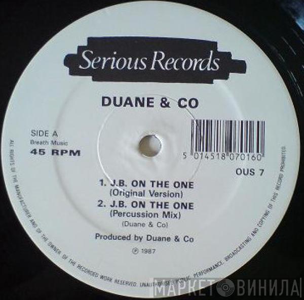 Duane & Co. - J.B. On The One