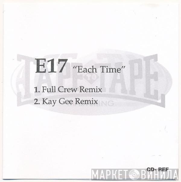  E-17  - Each Time