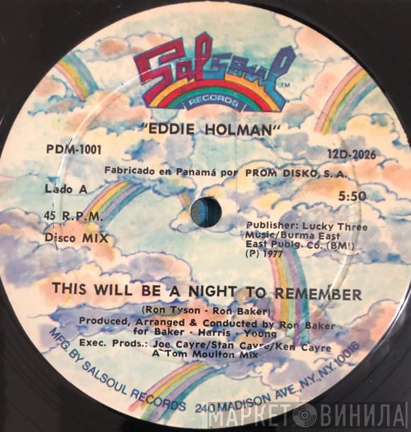  Eddie Holman  - This Will Be A Night To Remember