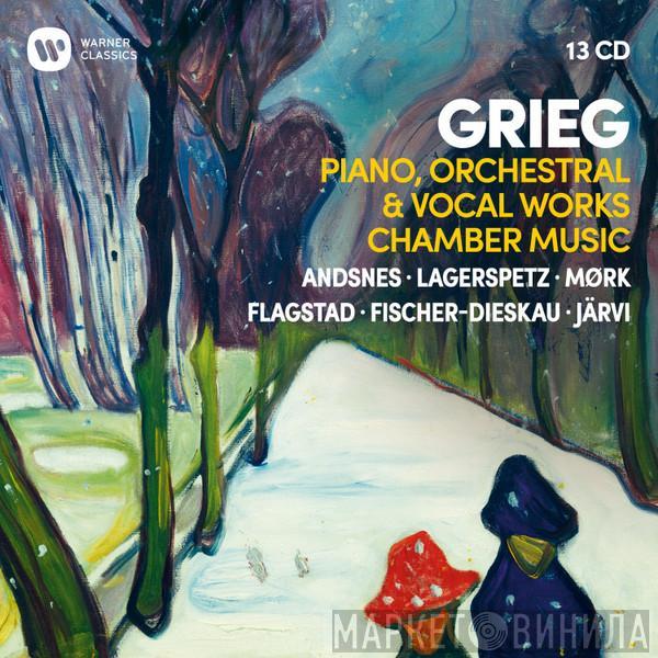 - Edvard Grieg · Leif Ove Andsnes · Juhani Lagerspetz · Truls Mørk · Kirsten Flagstad · Dietrich Fischer-Dieskau  Paavo Järvi  - Piano, Orchestral & Vocal Works, Chamber Music