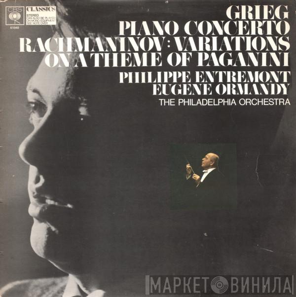 Edvard Grieg, Sergei Vasilyevich Rachmaninoff, Philippe Entremont, The Philadelphia Orchestra, Eugene Ormandy - Piano Concerto / Variations On A Theme Of Paganini