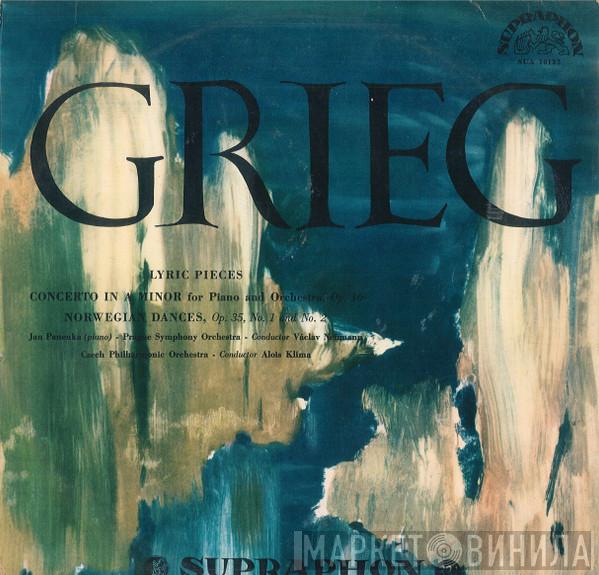 , Edvard Grieg , Jan Panenka , The Prague Symphony Orchestra , Václav Neumann , The Czech Philharmonic Orchestra  Alois Klíma  - Lyric Pieces, Concerto In A Minor For Piano And Orchester, Op. 16, Norwegian Dances, Op. 35, No. 1 And No. 2
