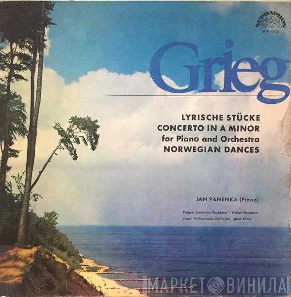 , Edvard Grieg , Jan Panenka , The Prague Symphony Orchestra , Václav Neumann , The Czech Philharmonic Orchestra  Alois Klíma  - Lyrische Stucke, Concerto In A Minor, Norwegian Dances