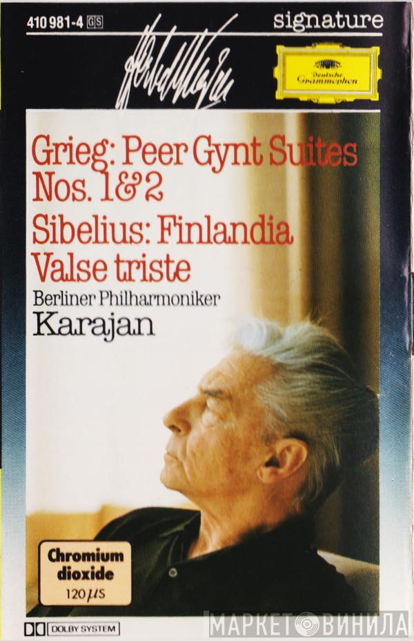 - Edvard Grieg - Jean Sibelius - Herbert von Karajan  Berliner Philharmoniker  - Peer Gynt Suites Nos. 1&2 - Finlandia Valse Triste