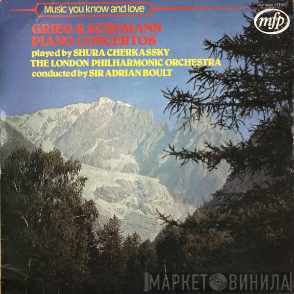 Edvard Grieg, Robert Schumann, Shura Cherkassky, The London Philharmonic Orchestra, Sir Adrian Boult - Piano Concertos