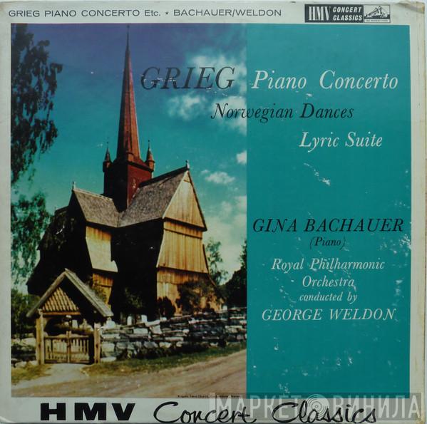 Edvard Grieg, The Royal Philharmonic Orchestra, Gina Bachauer, George Weldon - Piano Concerto In A Minor, Norwegian Dances, Op.35, Lyric Suite, Op.54
