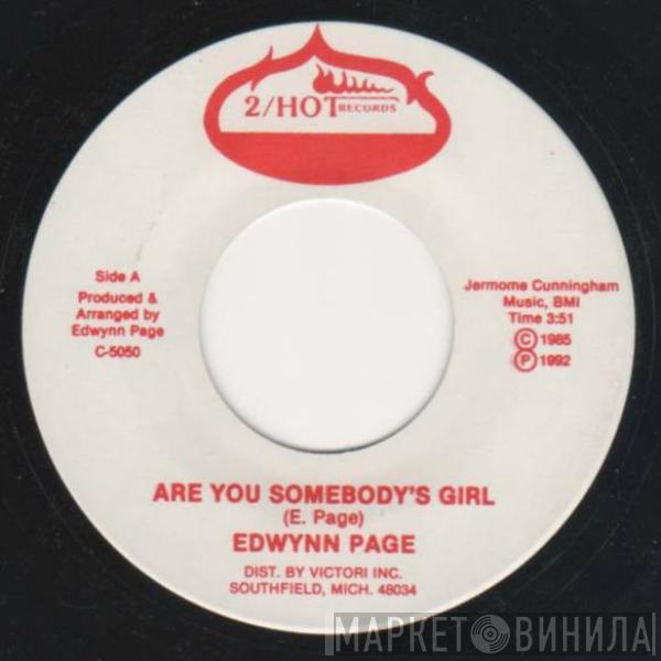 Edwynn Page - Are You Somebody's Girl