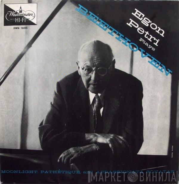 Egon Petri, Ludwig van Beethoven - Egon Petri Plays Beethoven