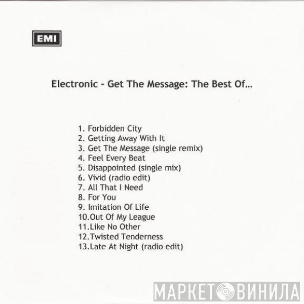  Electronic  - Get The Message: The Best Of...