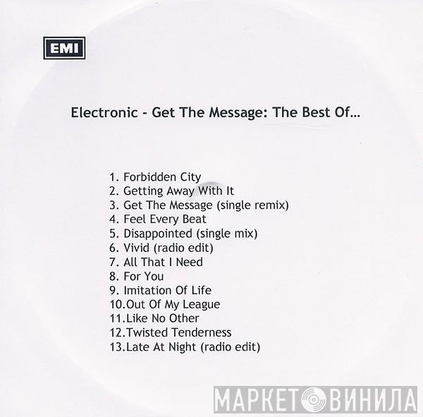 Electronic - Get The Message: The Best Of...