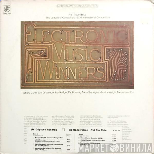  - Electronic Music Winners