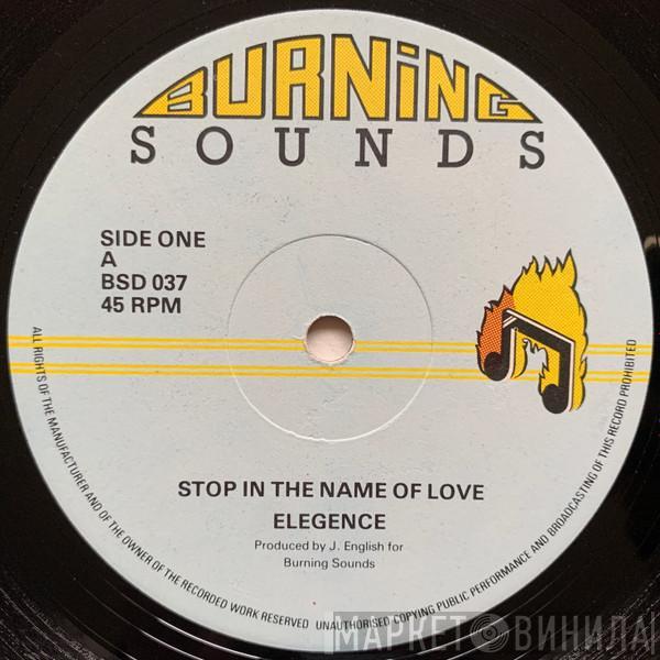 Elegence, Paulette Walker - Stop In The Name Of Love / Love Me