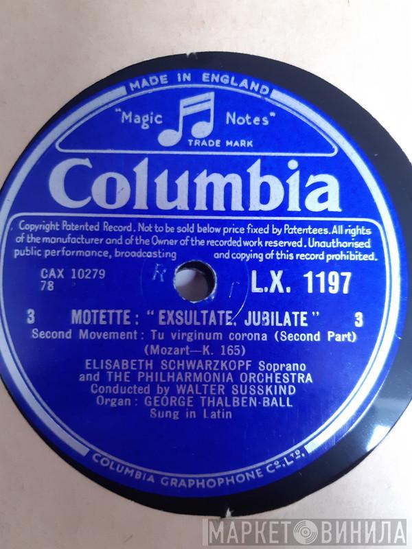 Elisabeth Schwarzkopf, Philharmonia Orchestra, Walter Susskind, George Thalben-Ball - Motette: Exsultate Jubilate