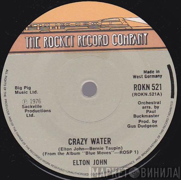  Elton John  - Crazy Water