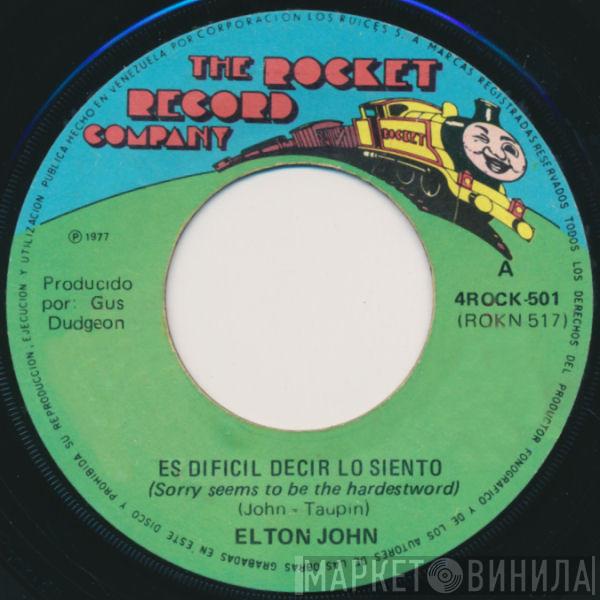  Elton John  - Es Dificil Decir Lo Siento