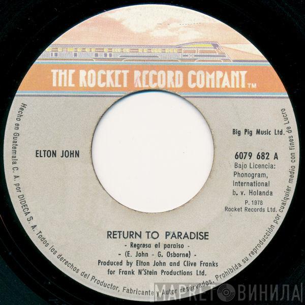  Elton John  - Return To Paradise