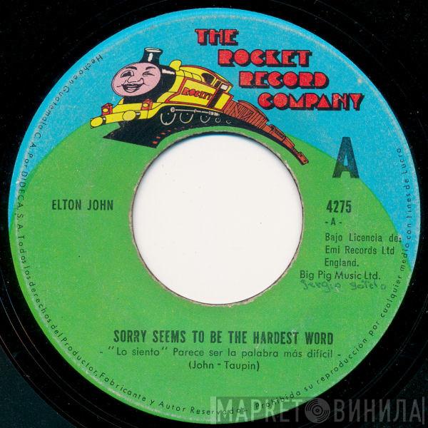  Elton John  - Sorry Seems To Be The Hardest Word