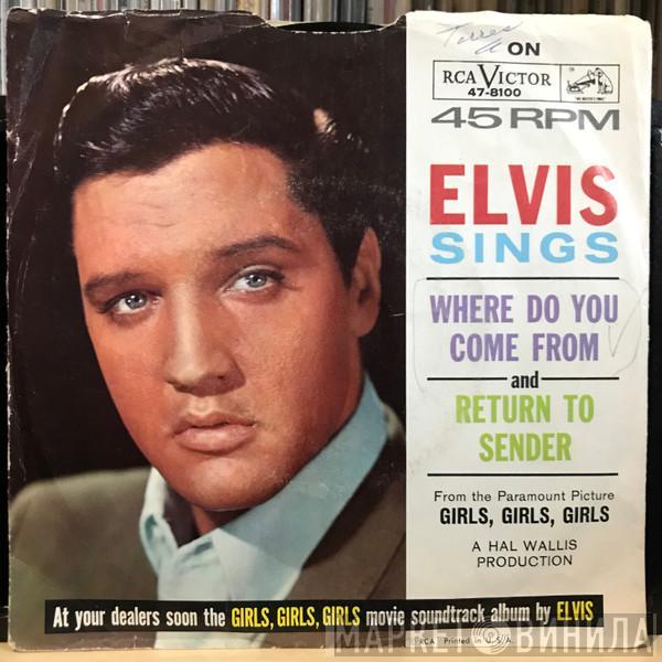  Elvis Presley  - Return To Sender / Where Do You Come From