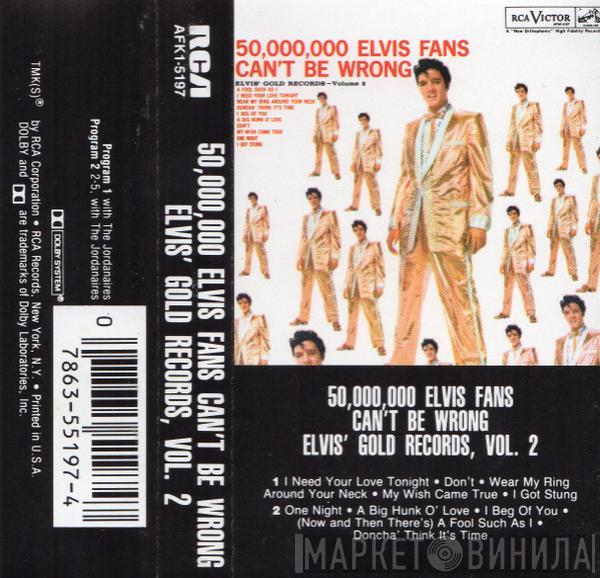  Elvis Presley  - 50,000,000 Elvis Fans Can't Be Wrong (Elvis' Gold Records, Vol. 2)