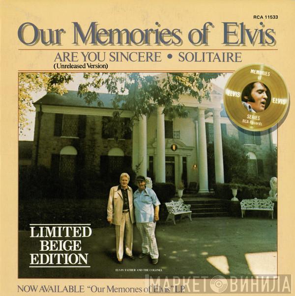 Elvis Presley - Are You Sincere / Solitaire