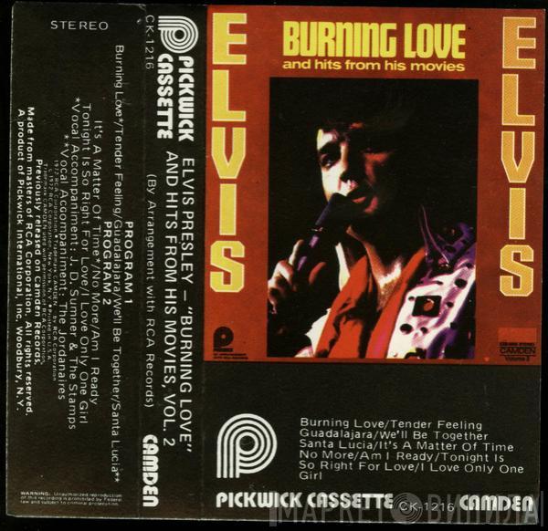  Elvis Presley  - Burning Love And Hits From His Movies Vol. 2