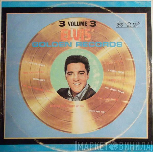  Elvis Presley  - Elvis' Golden Records, Vol. 3