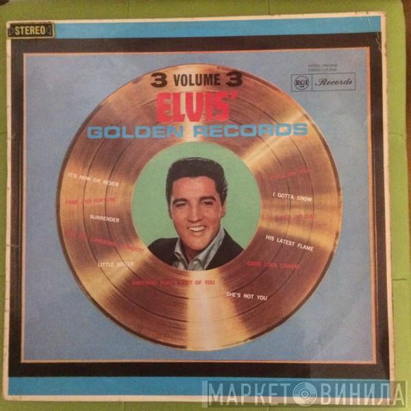  Elvis Presley  - Elvis' Golden Records, Volume 3