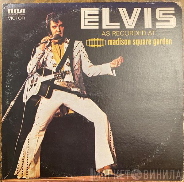  Elvis Presley  - Elvis As Recorded At Madison Square Garden