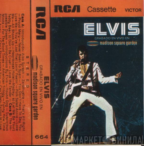  Elvis Presley  - Grabado En Vivo En Madison Square Garden