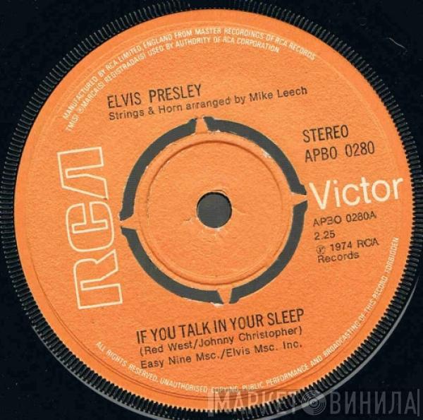 Elvis Presley - If You Talk In Your Sleep