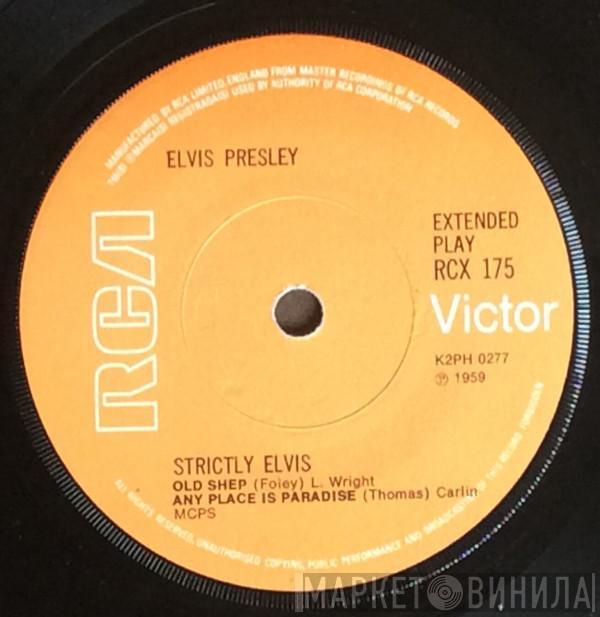  Elvis Presley  - Strictly Elvis