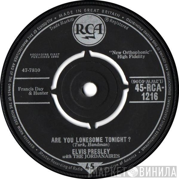 Elvis Presley, The Jordanaires - Are You Lonesome Tonight?