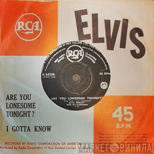 , Elvis Presley  The Jordanaires  - Are You Lonesome Tonight?