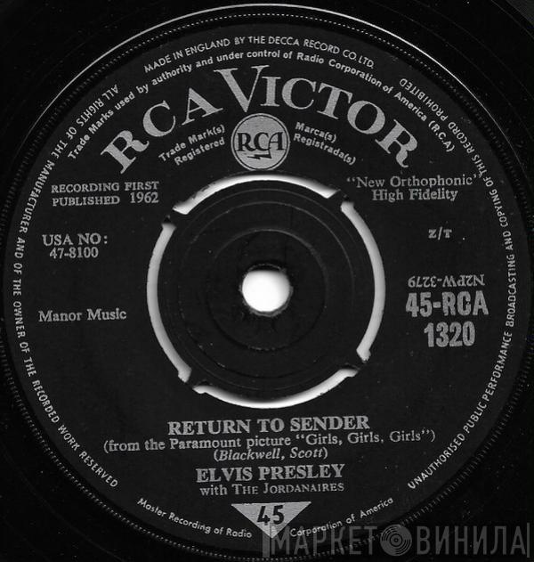 Elvis Presley, The Jordanaires - Return To Sender