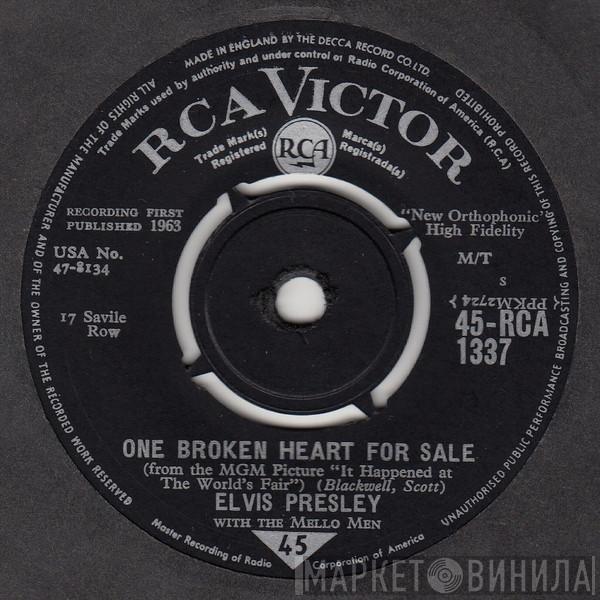Elvis Presley, The Mellomen - One Broken Heart For Sale