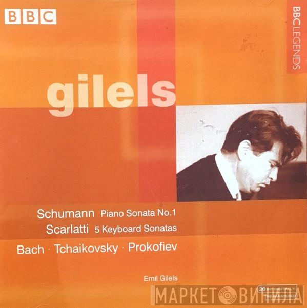 Emil Gilels, Robert Schumann, Domenico Scarlatti, Johann Sebastian Bach, Pyotr Ilyich Tchaikovsky, Sergei Prokofiev - Piano Sonata No.1 / 5 Keyboard Sonatas
