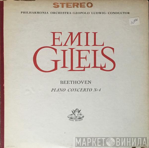 , Emil Gilels , Ludwig van Beethoven , Leopold Ludwig  Philharmonia Orchestra  - Piano Concerto No. 4