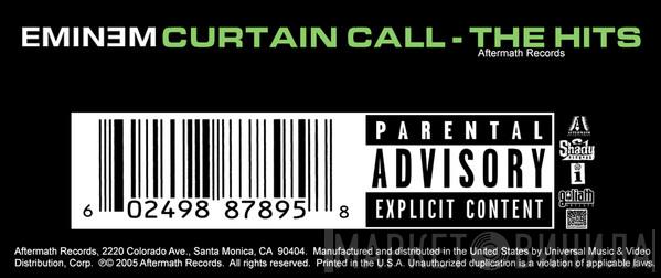  Eminem  - Curtain Call - The Hits