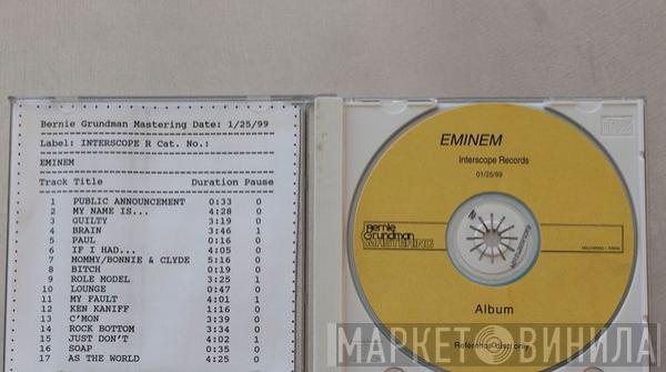  Eminem  - Reference Disc Slim Shady LP