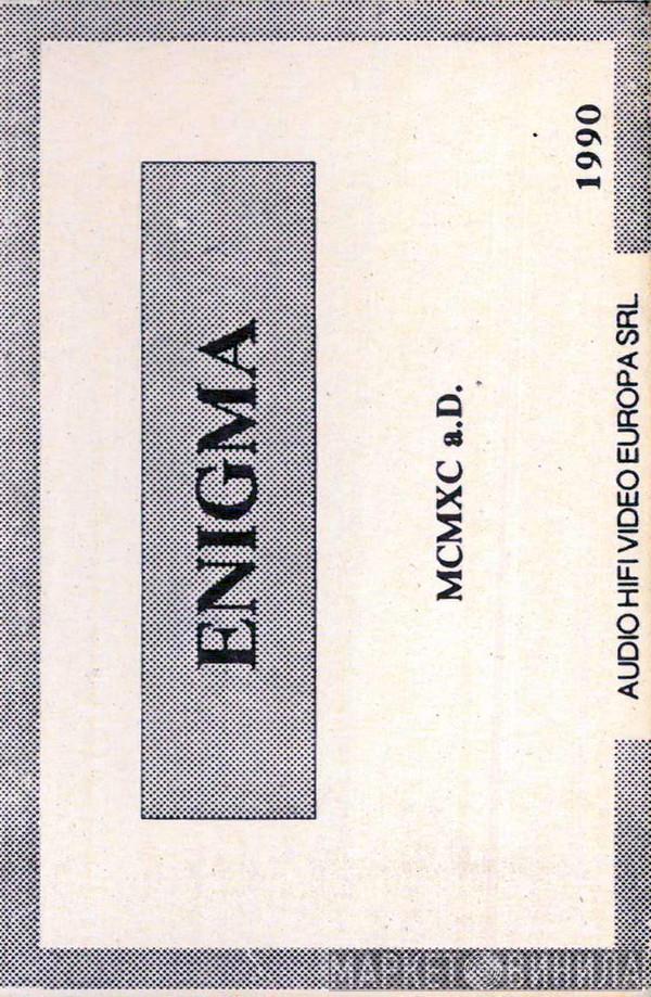  Enigma  - MCMXC a.D.
