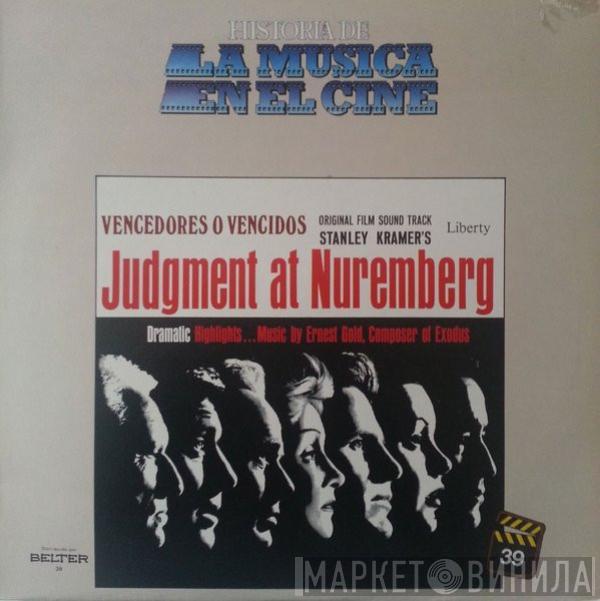 Ernest Gold - Vencedores O Vencidos = Judgment At Nuremberg (Original Film Sound Track)